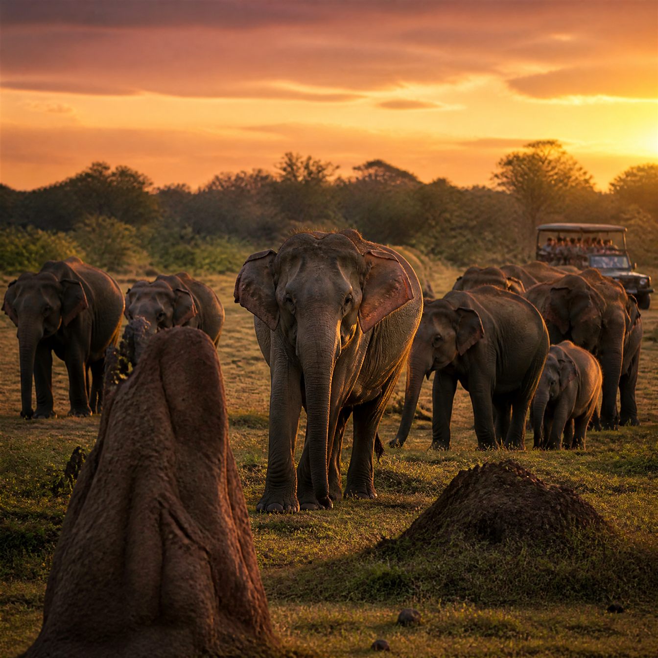 Negombo · Minneriya National Park · Sigiriya
